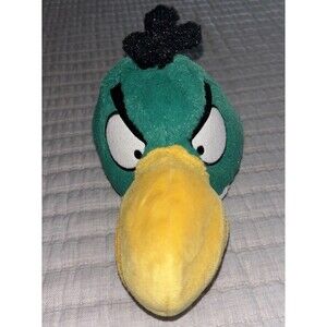 RARE Angry Birds 5" Hal Plush Open Beak Green Toucan Bird 2010 Commonwealth